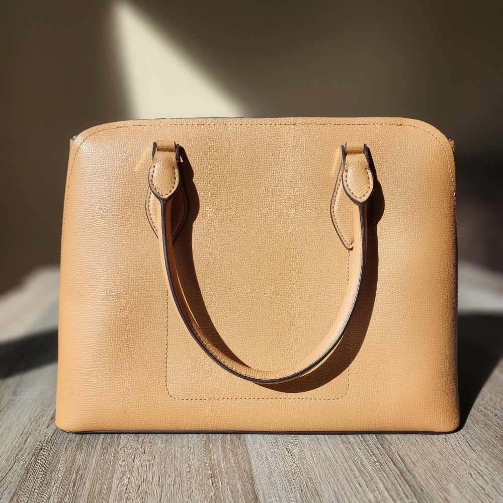 Kate Spade Darcy Large Satchel Classic Saddle Color - Picture 2 of 10